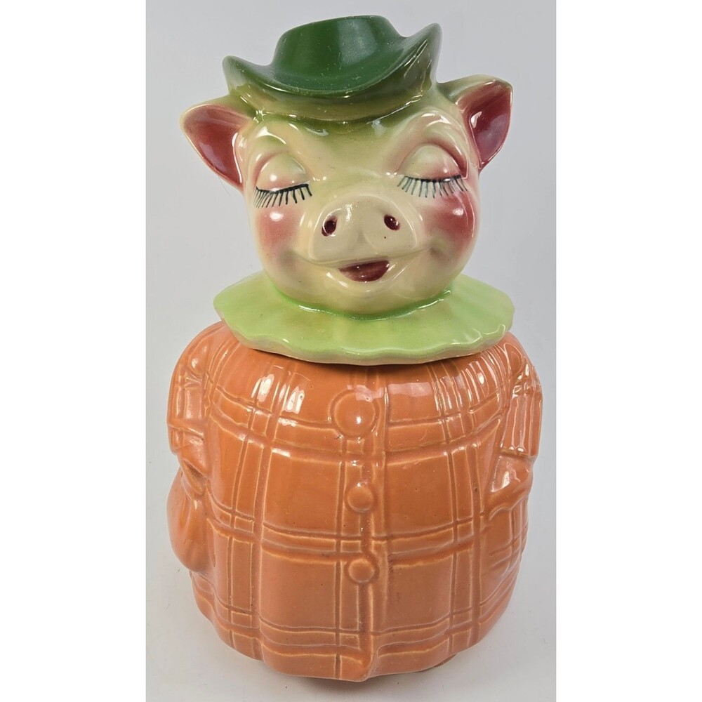 Authentic Shawnee Pottery WINNIE PIG Bankhead Cookie Jar & Bank USA